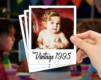 Custom Photo Stickers, Personalized Party Favors