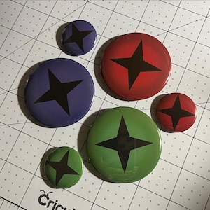 Eyefestation Pinback Buttons! 1 1/4 in & 2 1/4 in