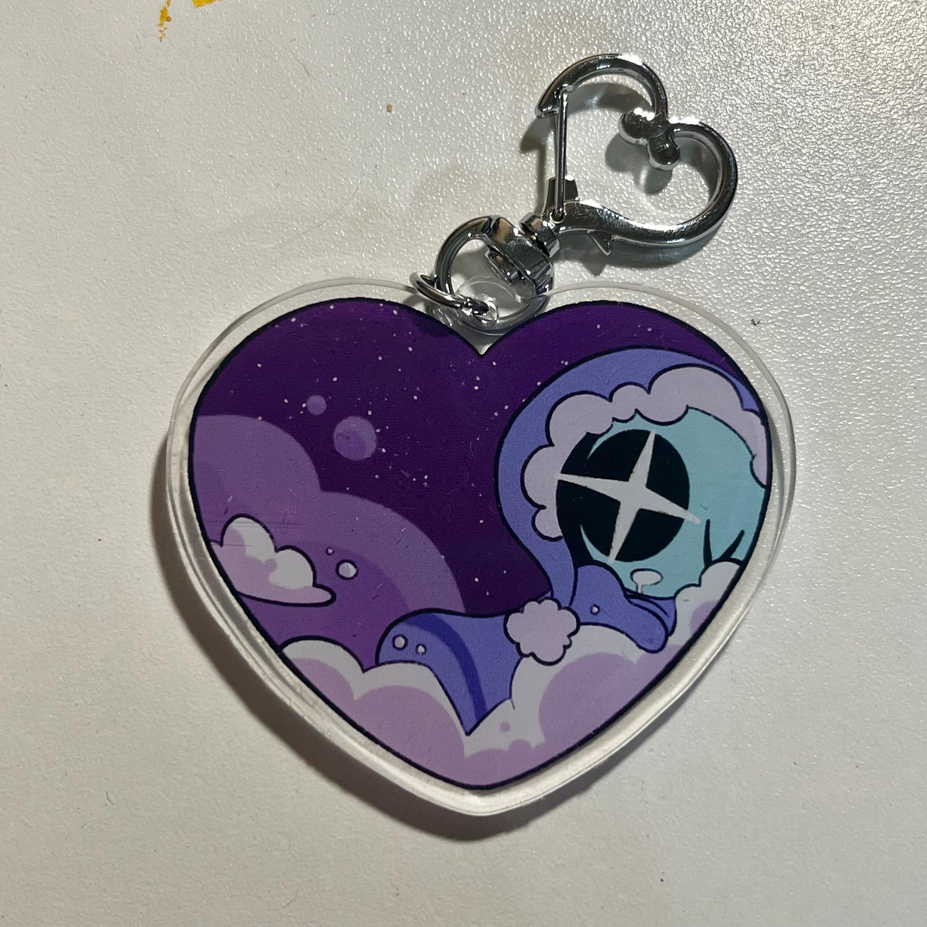 Dandy's World Mains Heart Keychains! Large 2.5 Inch Arcylic - Etsy