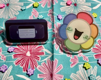 RESTOCKED! Dandy’s World 2 1/2 inch Clear Acrylic Pins!