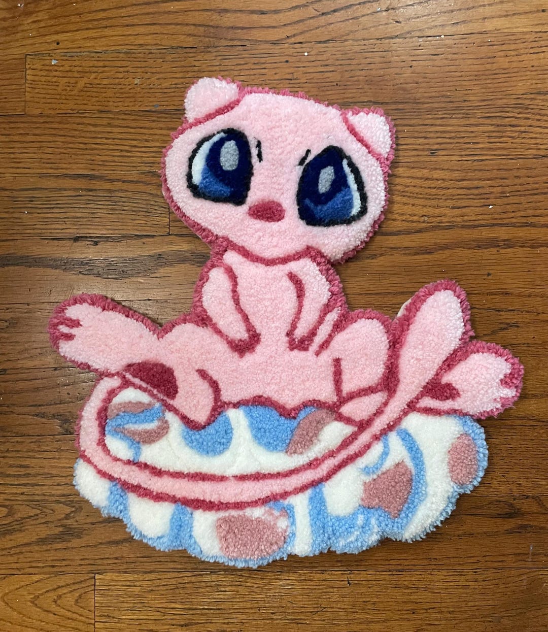 Mew Pokemon Tufted Rug/wall Piece - Etsy