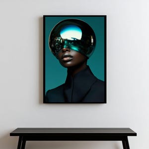 African Art, Print Art African , Ai Art, Artwork Print, Digital Download Art, Modern Black Art, Digital Wall Art
