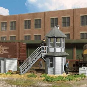 Walthers Cornerstone 933-2945 HO Scale Elevated Crossing Tower pkg(2) -- Kit