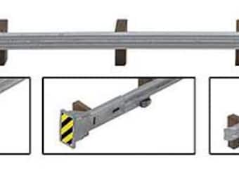 Walthers SceneMaster 949-4176 HO Roadway Guardrails Kit, 200'