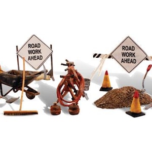 Woodland Scenics 2762 O Scenic Accents Road Crew Accessories