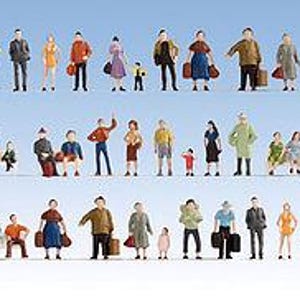 Walthers SceneMaster 949-6042 HO Platform Passengers pkg(60)