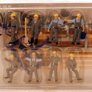Preiser 10220 HO Federal Technical Service Workers (10) met accessoires