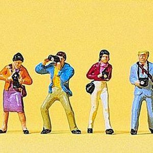 Preiser 10089 HO Scale Photographers pkg(6)