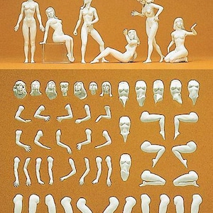 Preiser 45901 G Scale Customizing Figure Sets -- &quot;Eve&quot; Female Figures pkg(6)