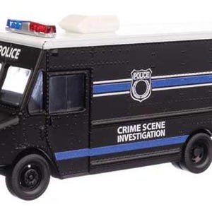 Walthers SceneMaster 949-12105 HO Morgan Olson Furgoneta Policía CSI