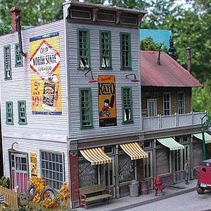 Bar Mills 882 HO Scale The Gravely Building -- Kit