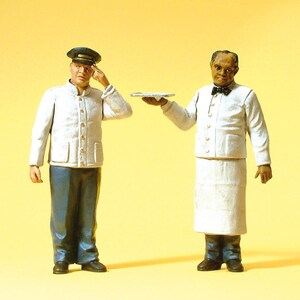 Preiser 45144 G Scale US Porter & Waiter Figurenset