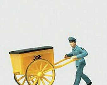 Preiser 28083 Figuras Individuais em Escala HO, Trabalhadores dos Correios