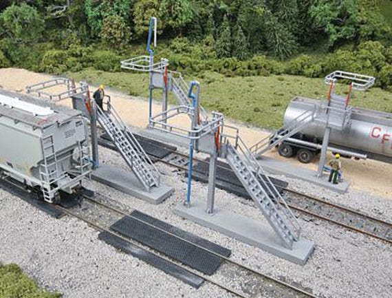 Base Racks Train Ho Scale Town Walthers CornerStone 933-4037 - Modern Loading Racks Pkg ...
