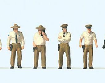 Preiser 10796 HO Scale Working People United States Sheriff Deputies