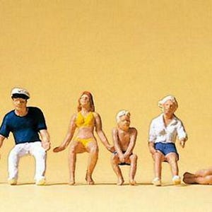 Preiser 10426 HO Scale Speedboat Driver & Passengers