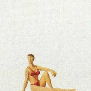 Preiser 28072 HO Scale Individual Figures Seated Female Swimmer