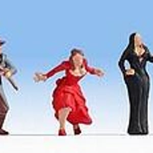 Noch 15801 HO Scale Vampires -- 7 Figures with Coffin