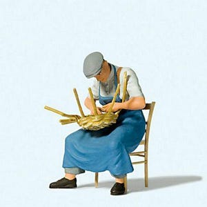 Preiser 45521 G Scale Basket-Maker