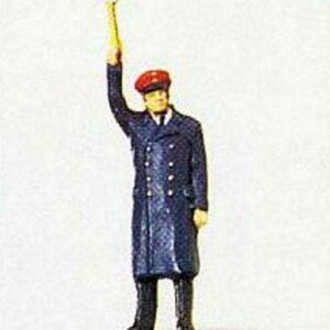 Preiser 28002 HO Scale Individual Figure - Railway Personel Platform