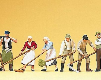 Preiser 10045 HO Scale People Working Harvest Workers