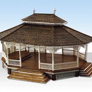 Woodland Scenics 5035 HO Scale Grand Gazebo - Built-&-Ready