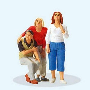 Preiser 44905 G Scale Passengers 1/22.5 Scale -- In The Train