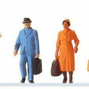 Preiser 14049 HO Scale Passengers At The Platform