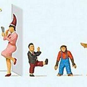 Preiser 20265 HO Scale Circus Artists #1 pkg(6)