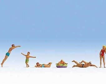 Noch 36849 N Scale Bathing - Swimming -- pkg(6)