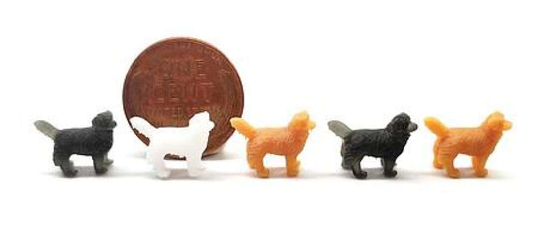 All Scale Miniatures 870962 HO Scale Dogs -- Unpainted Multiple Colors ...