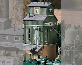Piko 61114 HO Scale Billinger's Co-Op Elevator Kit