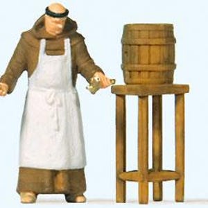 Preiser 28218 HO Friar Tapping Beer - individueel figuur
