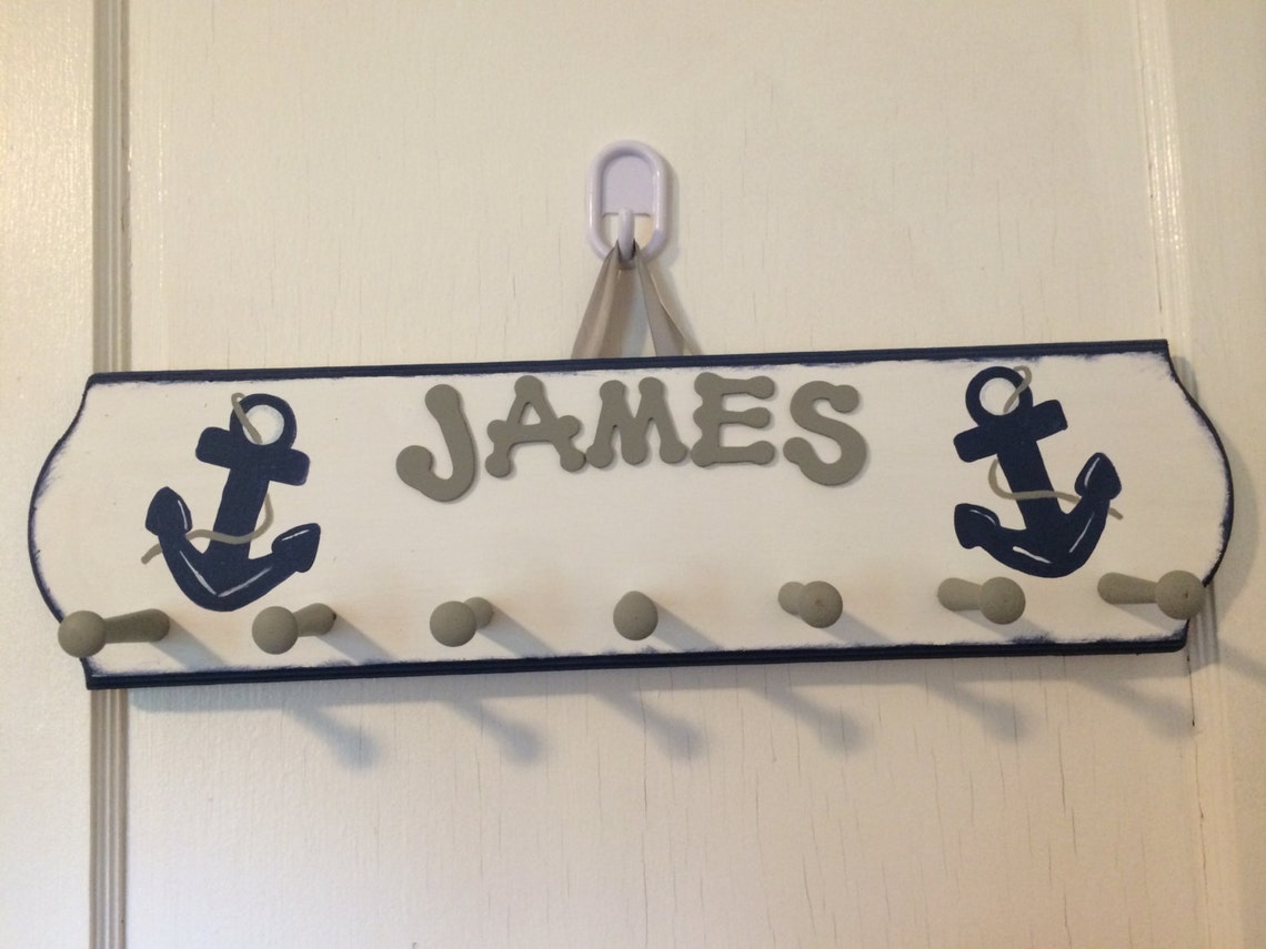 Personalized Coat Rack Kids Personalized Coat Rack Wall Etsy