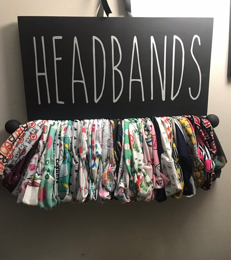Personalized Headband Hanger Girls Headband Holder Custom Etsy