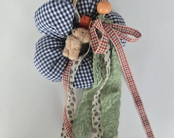 Teddy Fleece Fluffy Handmade Bag Charm Cute Keychain Accessories