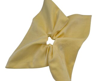 Sunny Yellow Bloxie Cotton Scrunchie Everyday Hair