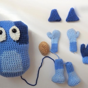 Heeler Plush Toys Crochet Pattern PDF, digital download