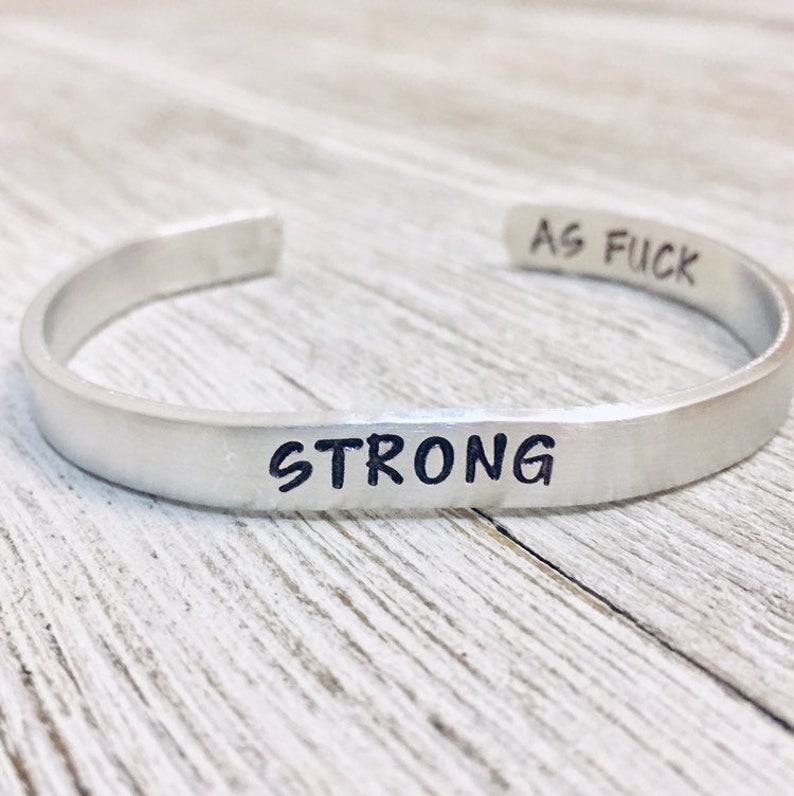 Strong as Fuck Cancer Anxiety Bad Ass Badass Chemo - Etsy