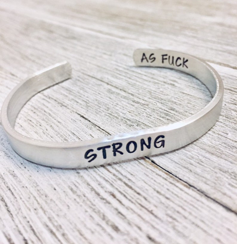 Strong as Fuck Cancer Anxiety Bad Ass Badass Chemo - Etsy