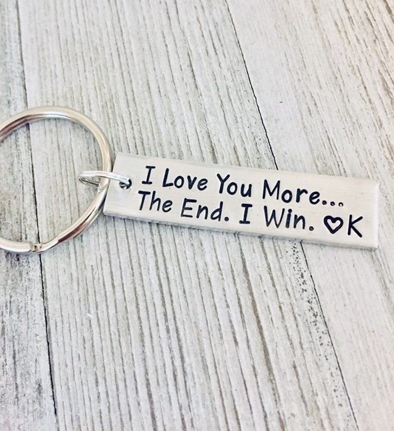 I Love You More the End I Win Anniversary Gift Wife Etsy