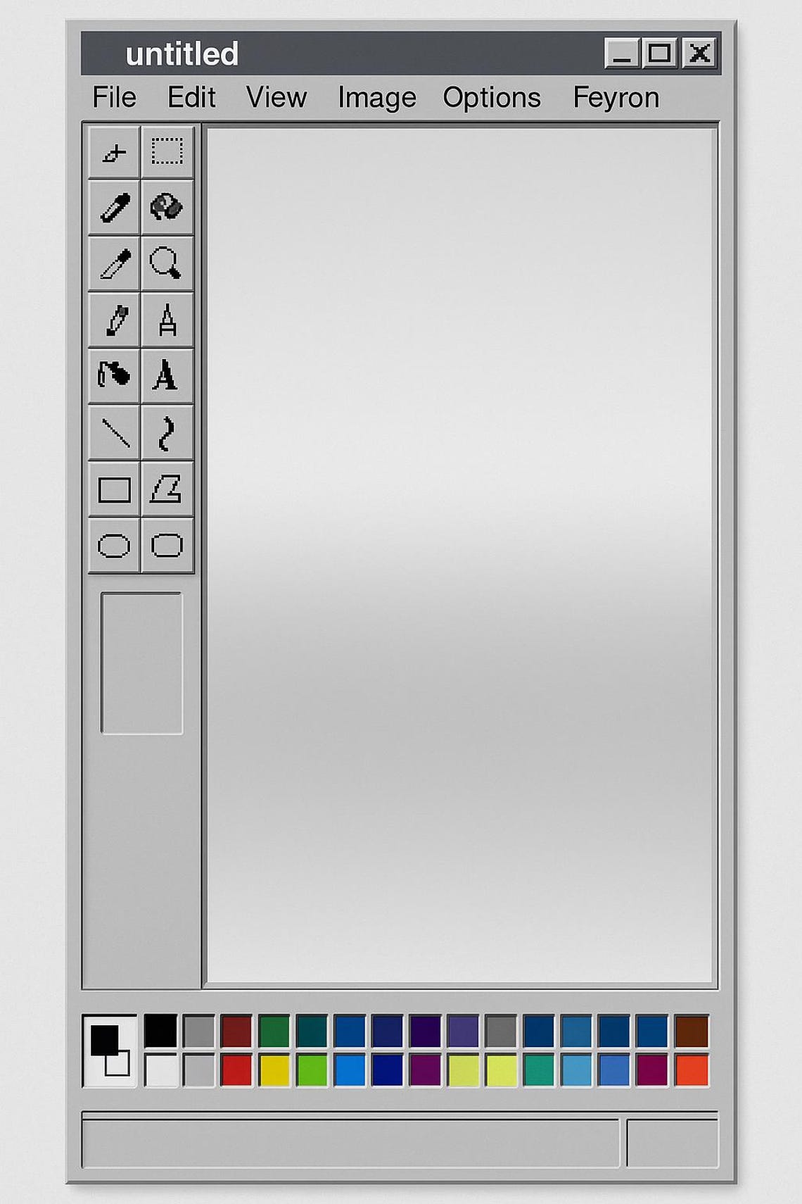Microsoft Paint Window Sticker - Etsy