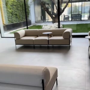 L-Shaped 5-Seater Sofa – Modern Sectional Couch, Washable Fabric, Easy Assembly