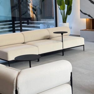 L-Shaped 6-Seater Sofa – Modern Sectional Couch, Washable Fabric, Easy Assembly