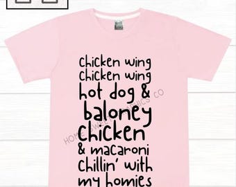 Chicken Wing Song SVG PNG: Transparent Design (Digital Download)