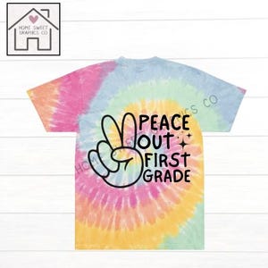 Peace Out eerste leerjaar PNG en SVG