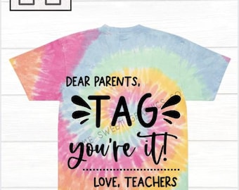 ¡Etiqueta! ¡Eres tú! - Camiseta del último día de clases PNG y SVG