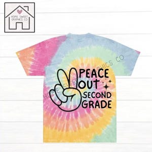 Peace Out tweede leerjaar, png en svg