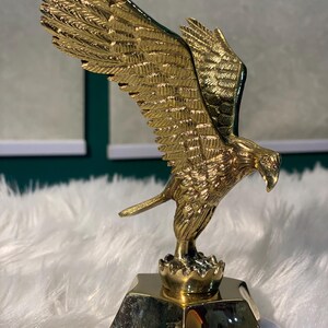 Eagle Statue, Bird Sculpture, Handcrafted Statue