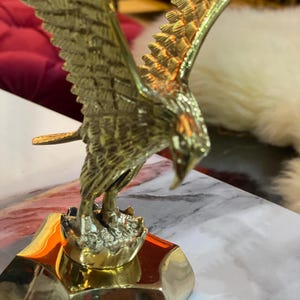 Eagle Statue, Bird Sculpture, Handcrafted Statue